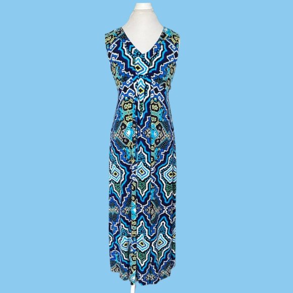 Chico's Abstract Print Maxi Dress - Picture 2 of 5
